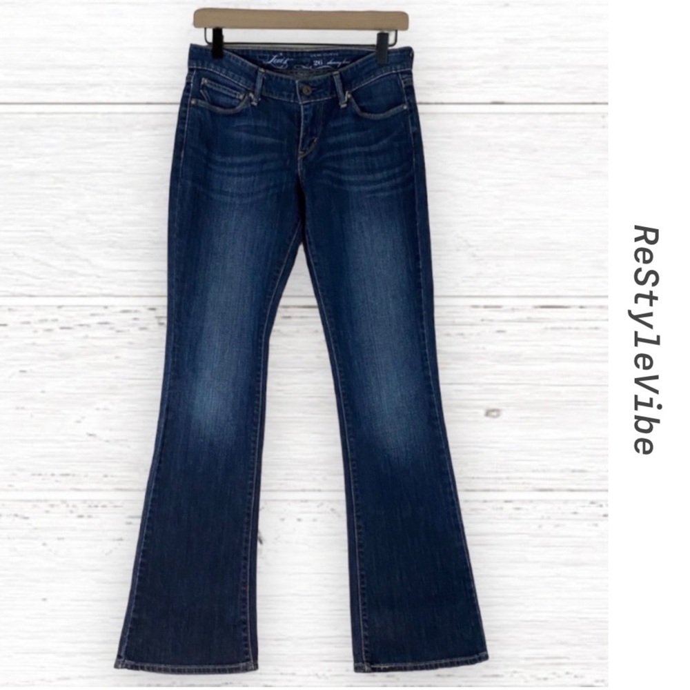 LEVI’S Women’s Size 26 Denim Jeans Demi Curve Skinny Bootcut Fit Style Stretch